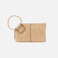 Sable Wristlet in Polished Leather – Desert Sand