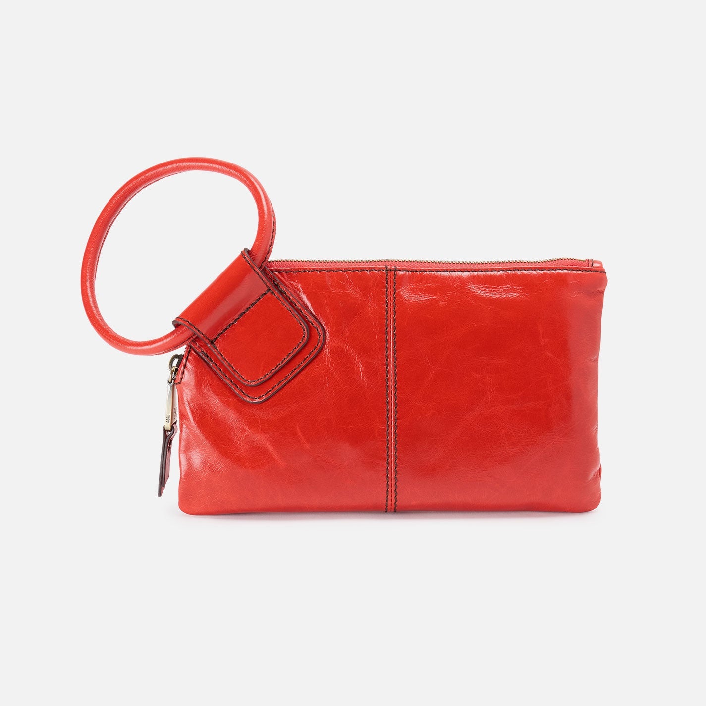 Sable Wristlet In Polished Leather – Grenadine