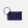 Sable Wristlet in Polished Leather – Winter Violet