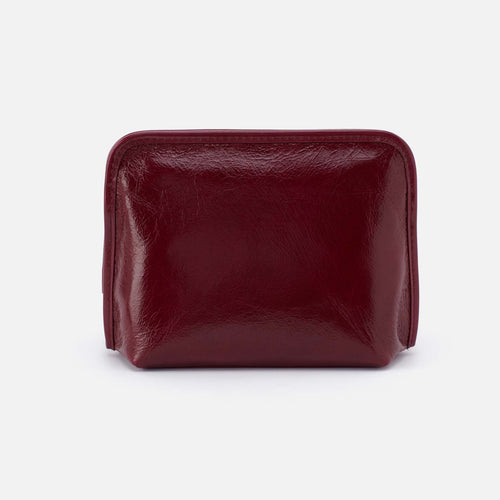 Beauty Cosmetic Pouch in Polished Leather – Saddleberry