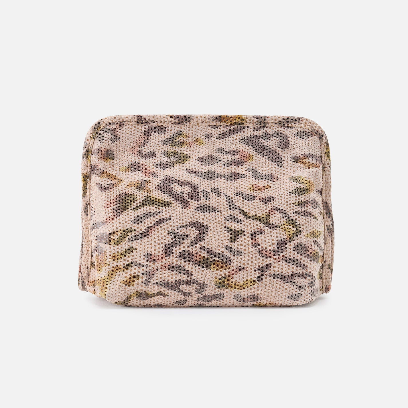 Beauty Cosmetic Pouch In Printed Leather – Summer Safari
