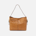 Render Shoulder Bag In Polished Leather – Natural