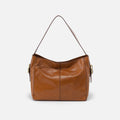 Render Shoulder Bag in Polished Leather – Truffle