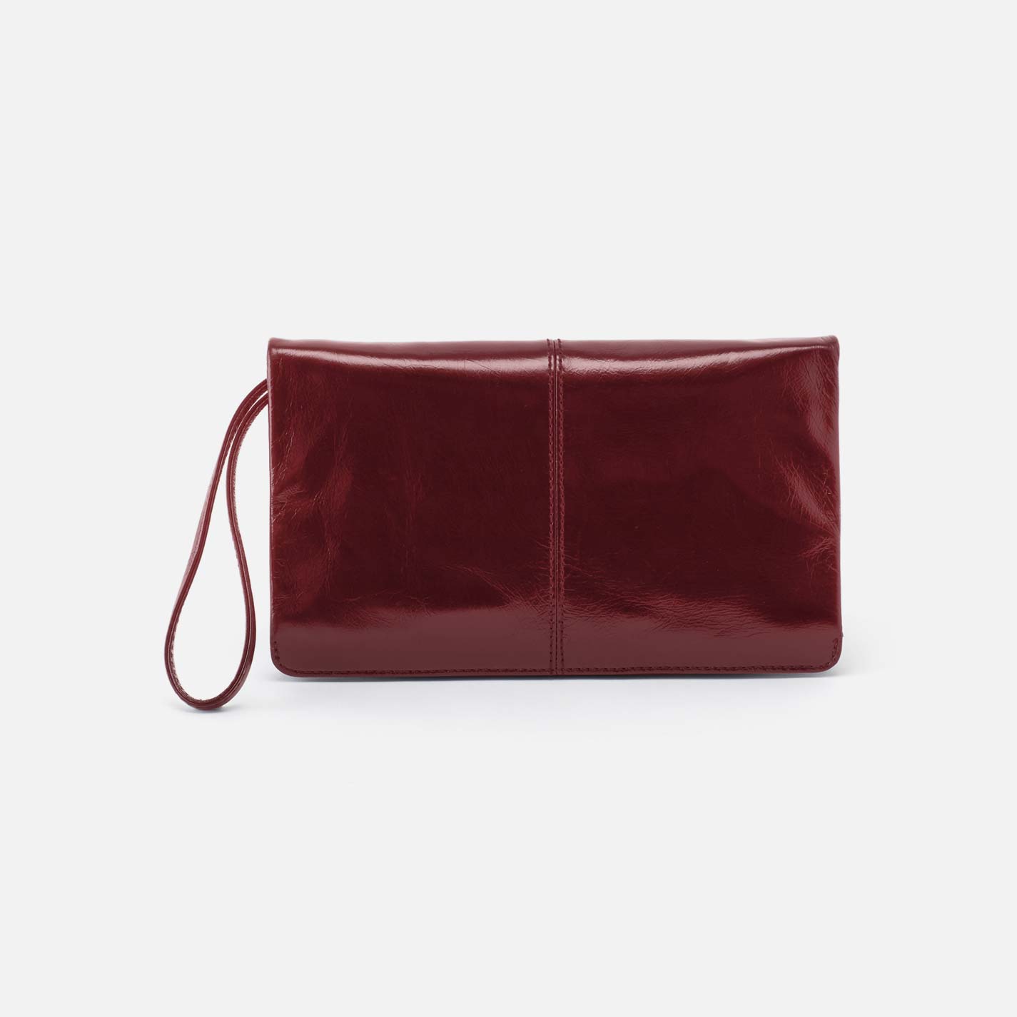 Evolve Wristlet in Polished Leather – Saddleberry
