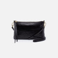 Darcy Crossbody in Polished Leather – Black