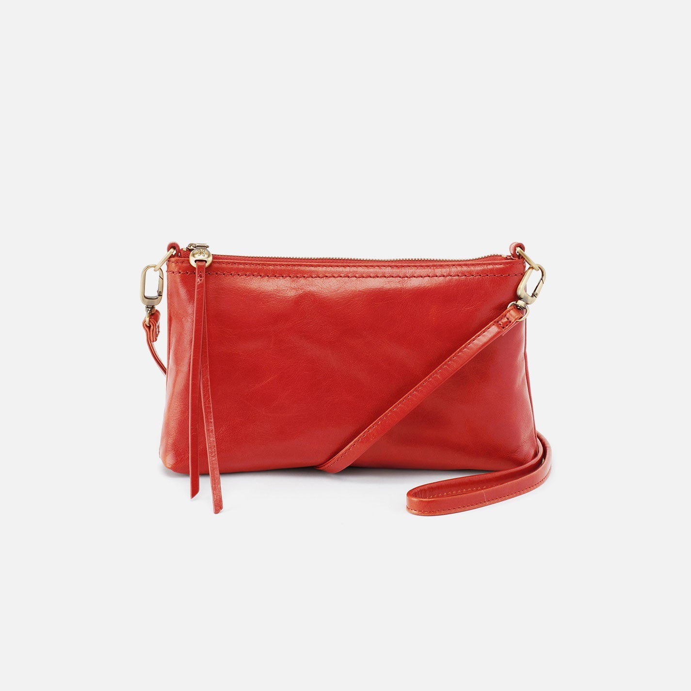Darcy Crossbody In Polished Leather – Grenadine