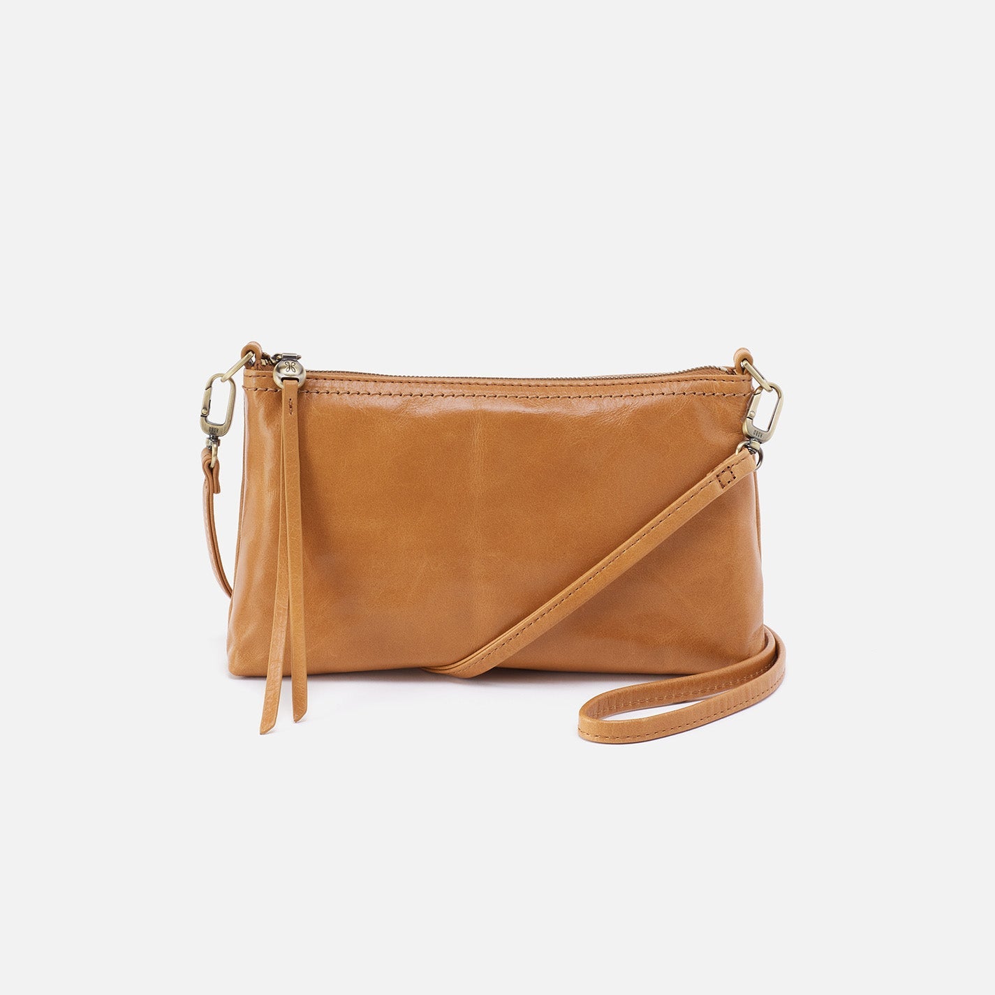 Darcy Crossbody in Polished Leather – Natural