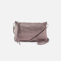 Darcy Crossbody in Metallic Leather – Pewter Spur