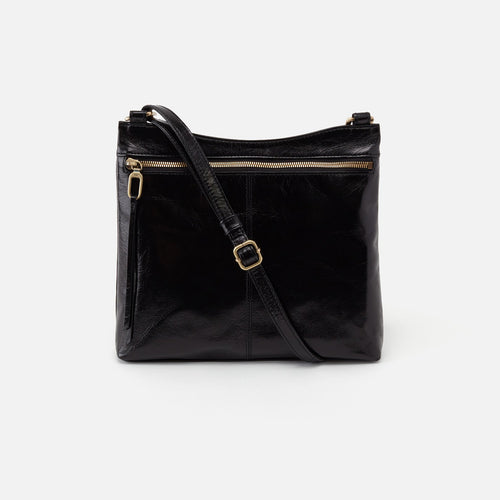 Cambel Crossbody in Polished Leather – Black
