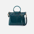 Sheila Medium Satchel in Polished Leather – Wild Bluegrass