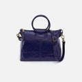 Sheila Medium Satchel in Polished Leather – Winter Violet