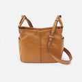 Sheila Crossbody In Polished Leather – Natural