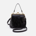 Alba Crossbody in Polished Leather – Black