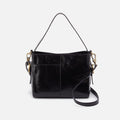 Render Small Crossbody In Polished Leather – Black