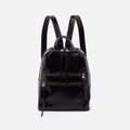 Billie Backpack In Polished Leather – Black