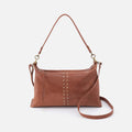 Avon Shoulder Bag in Buffed Leather – Burnished Saddle