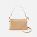 Avon Shoulder Bag in Polished Leather – Desert Sand