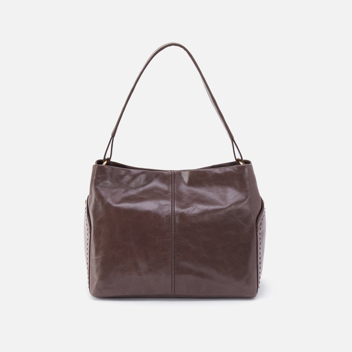 Seneca Shoulder Bag in Polished Leather – Hearthstone