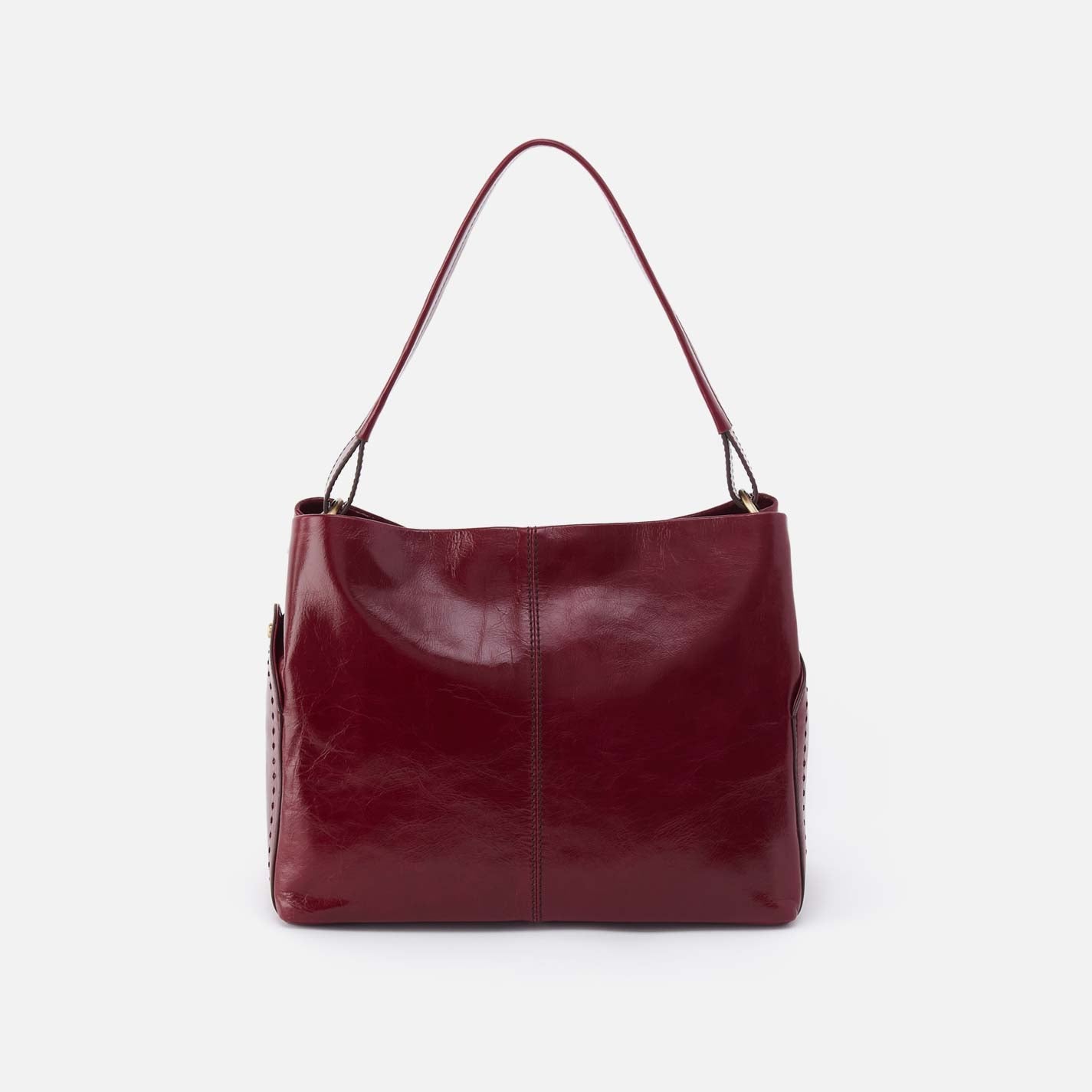 Seneca Shoulder Bag in Polished Leather – Saddleberry