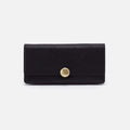 Hutton Large Wallet in Micrograin Leather – Black