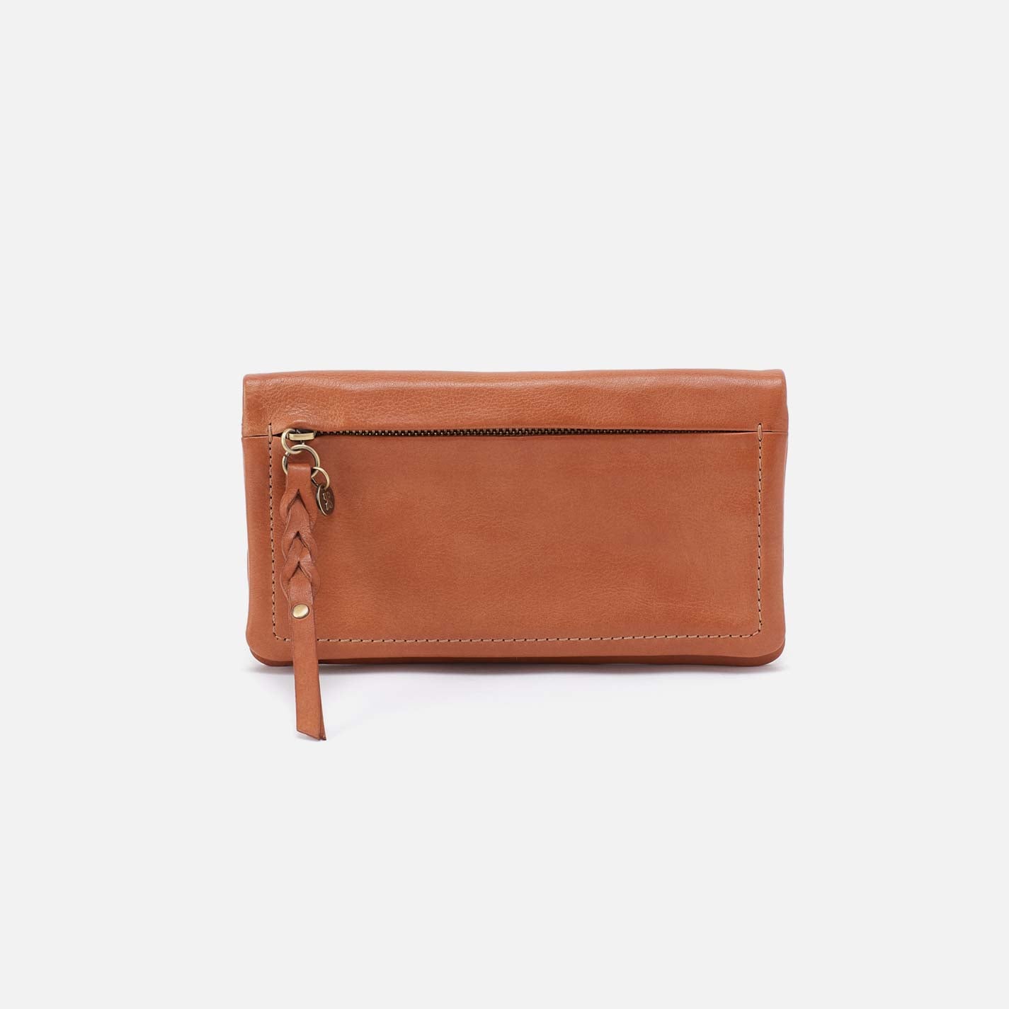Lumen Continental Wallet in Washed Leather – Harvest Wheat