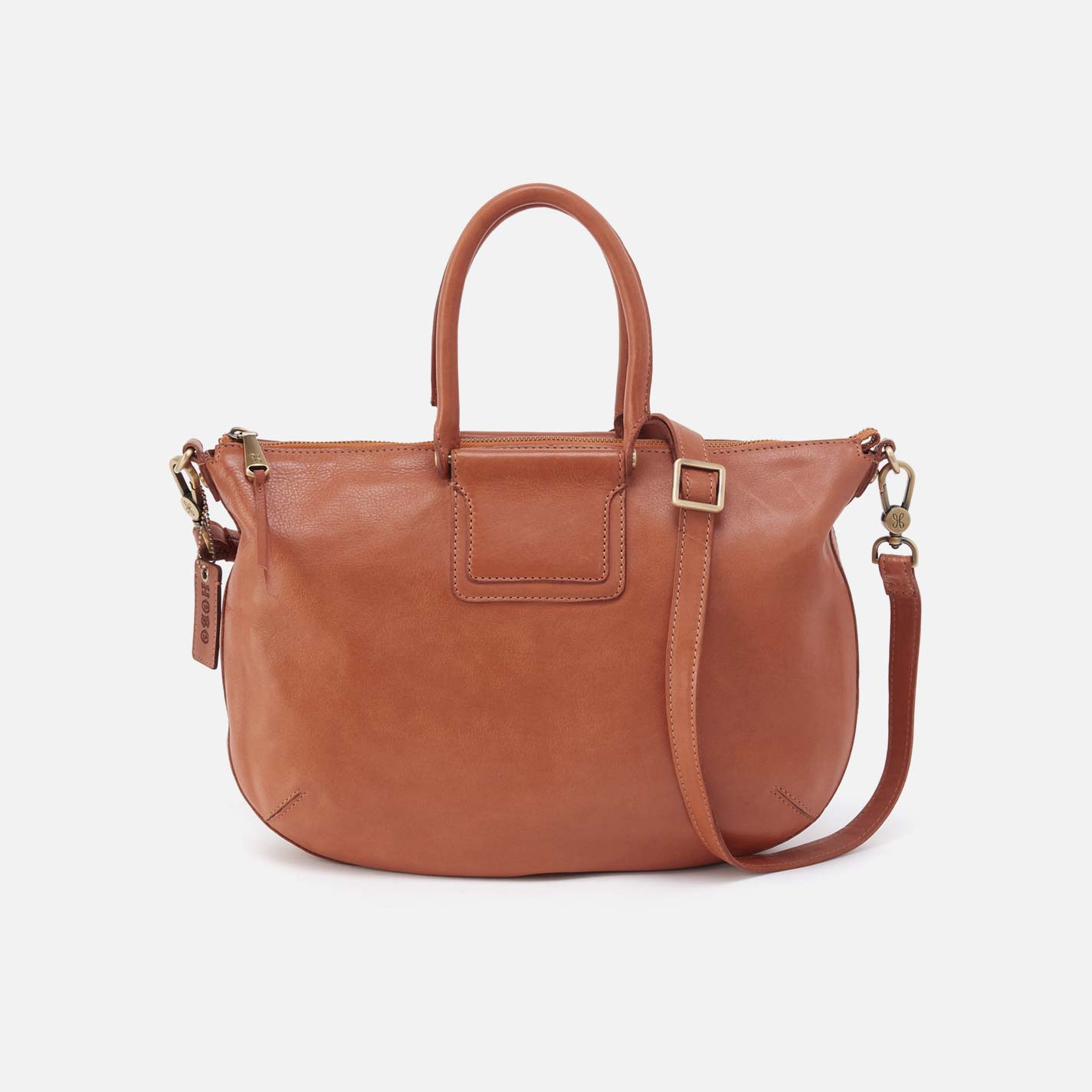Sheila Large Crossbody in Washed Leather – Harvest Wheat