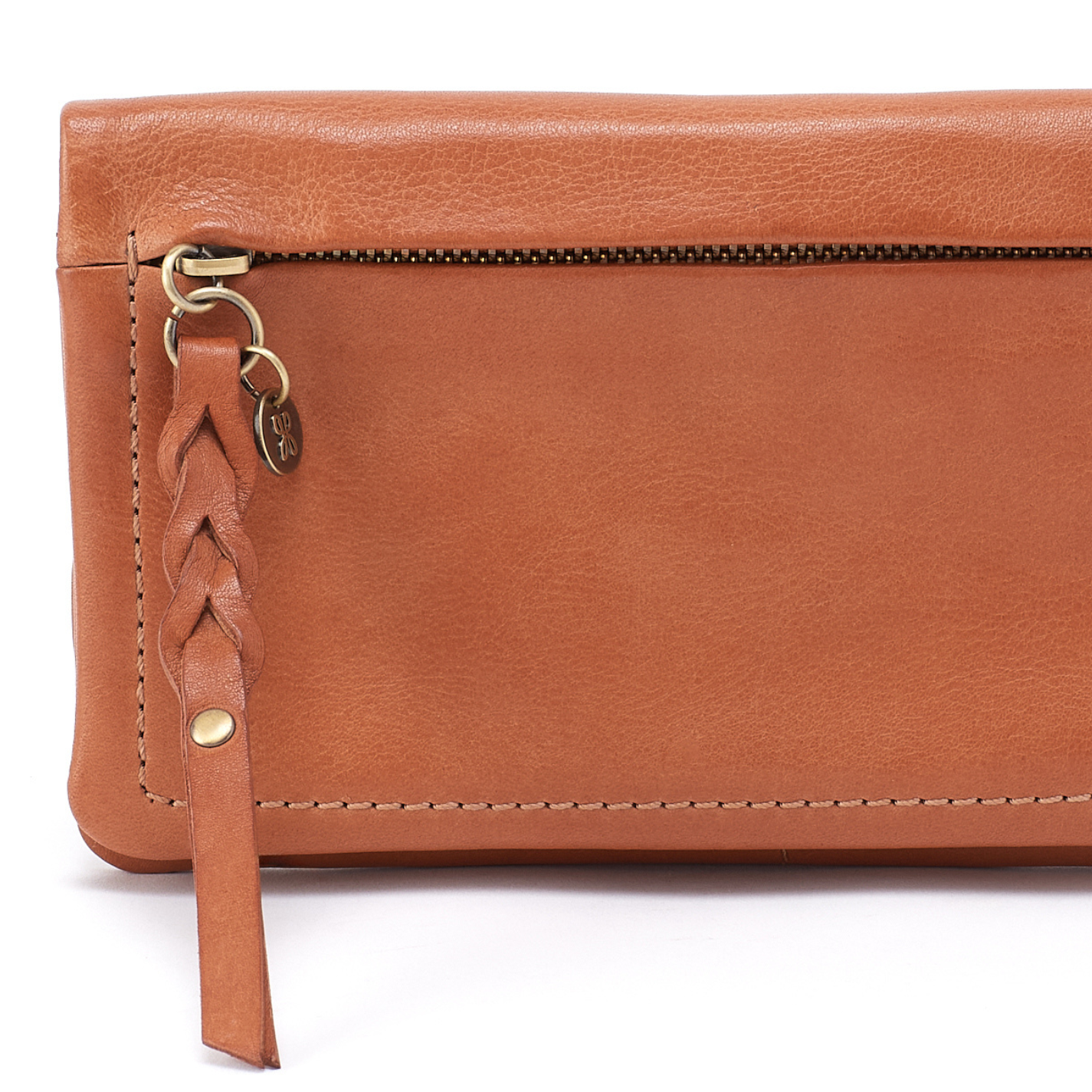Lumen Mini Wallet in Washed Leather – Harvest Wheat - HOBO