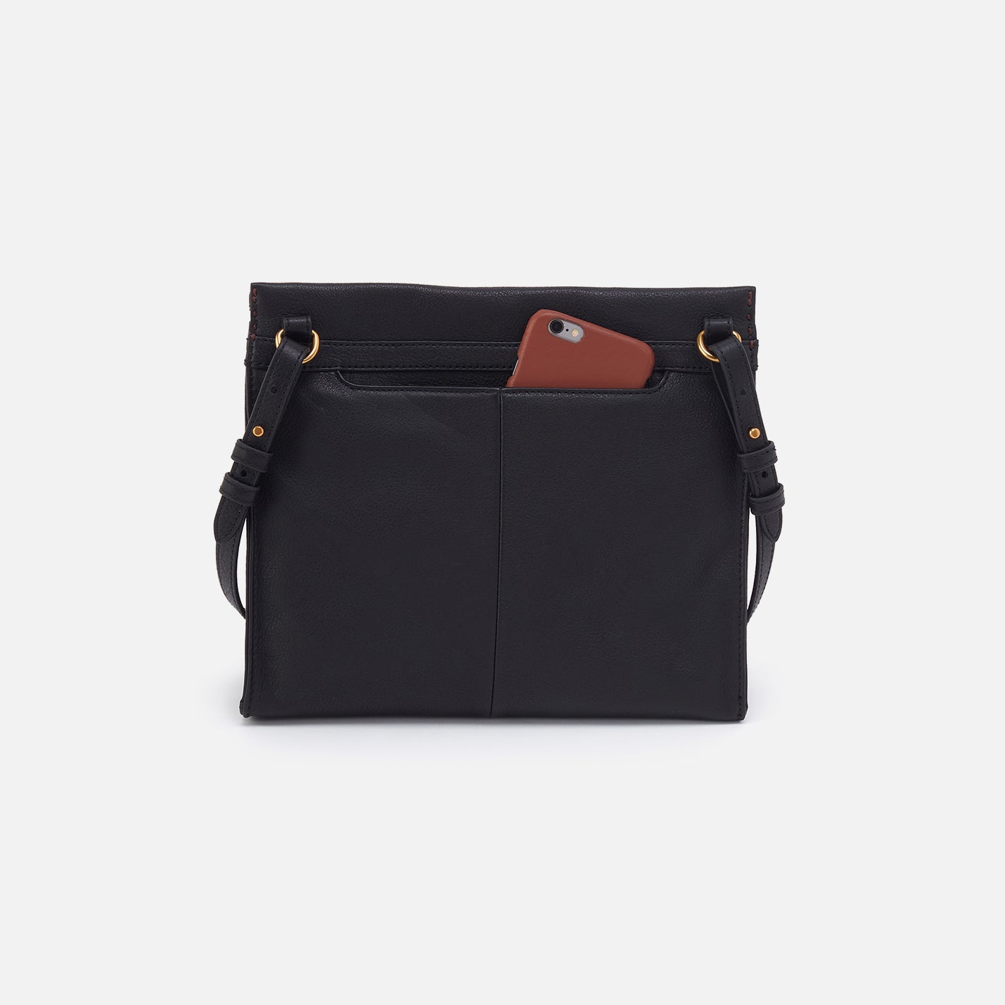 Austin Medium Crossbody in Pebbled Leather – Black - HOBO