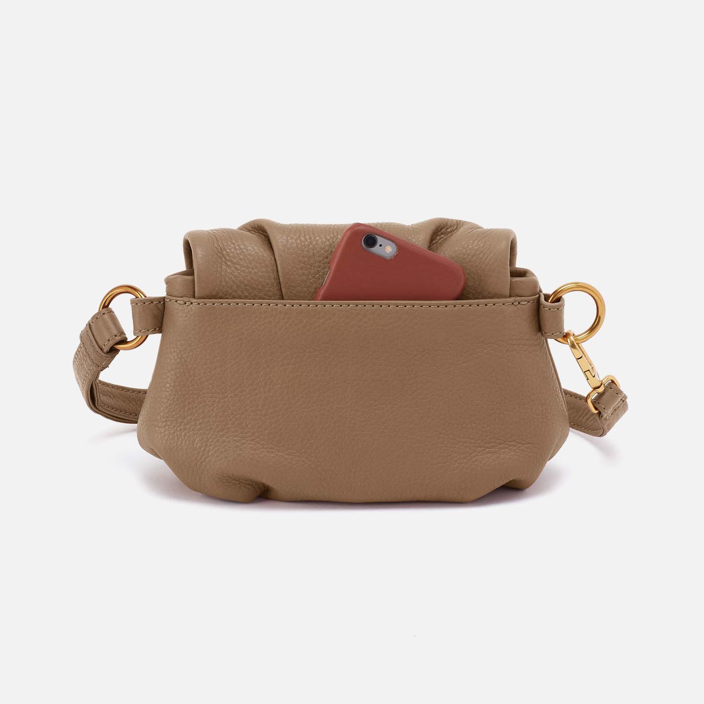 Harley Crossbody Sling in Pebbled Leather – Cedar Sagebrush - HOBO