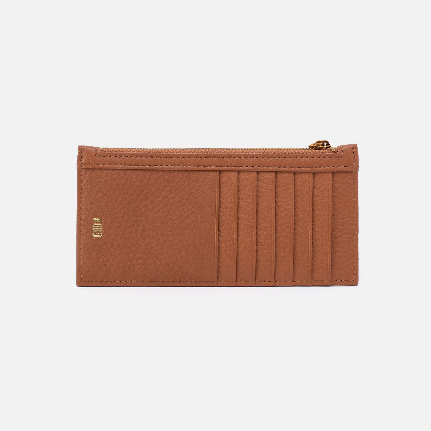 Carte Card Case in Pebbled Leather – Warm Honey - HOBO