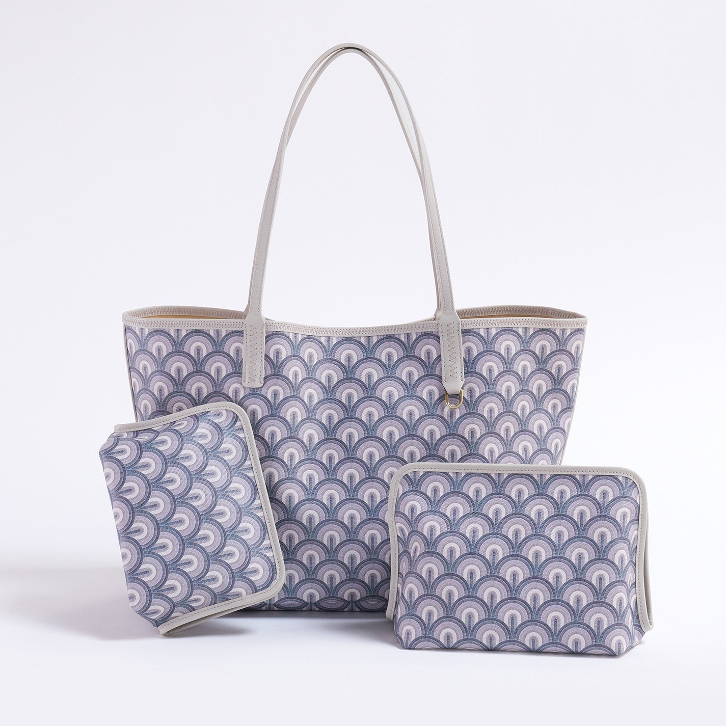 All That Tote In Coated Canvas – Grey Dawn - HOBO