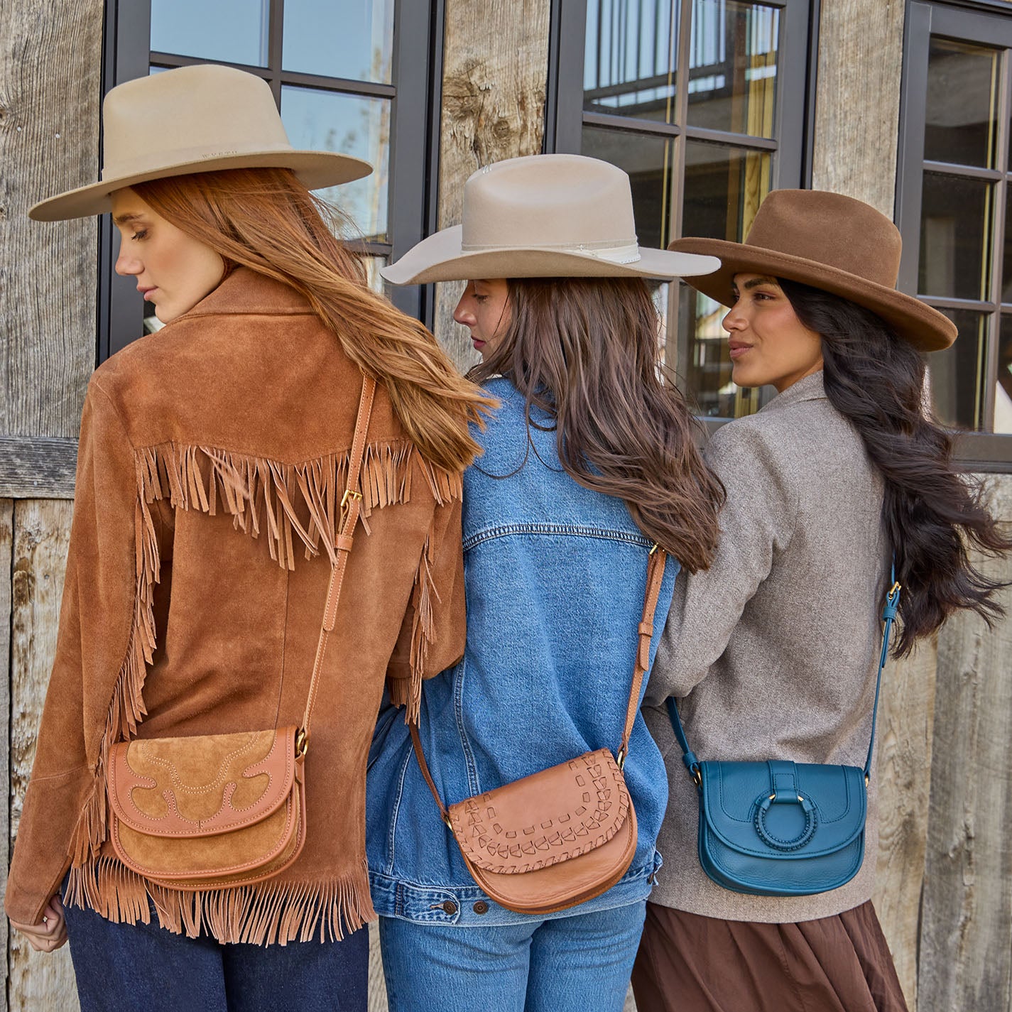 Kiva Small Crossbody in Pebbled Leather – Peacock Feather - HOBO