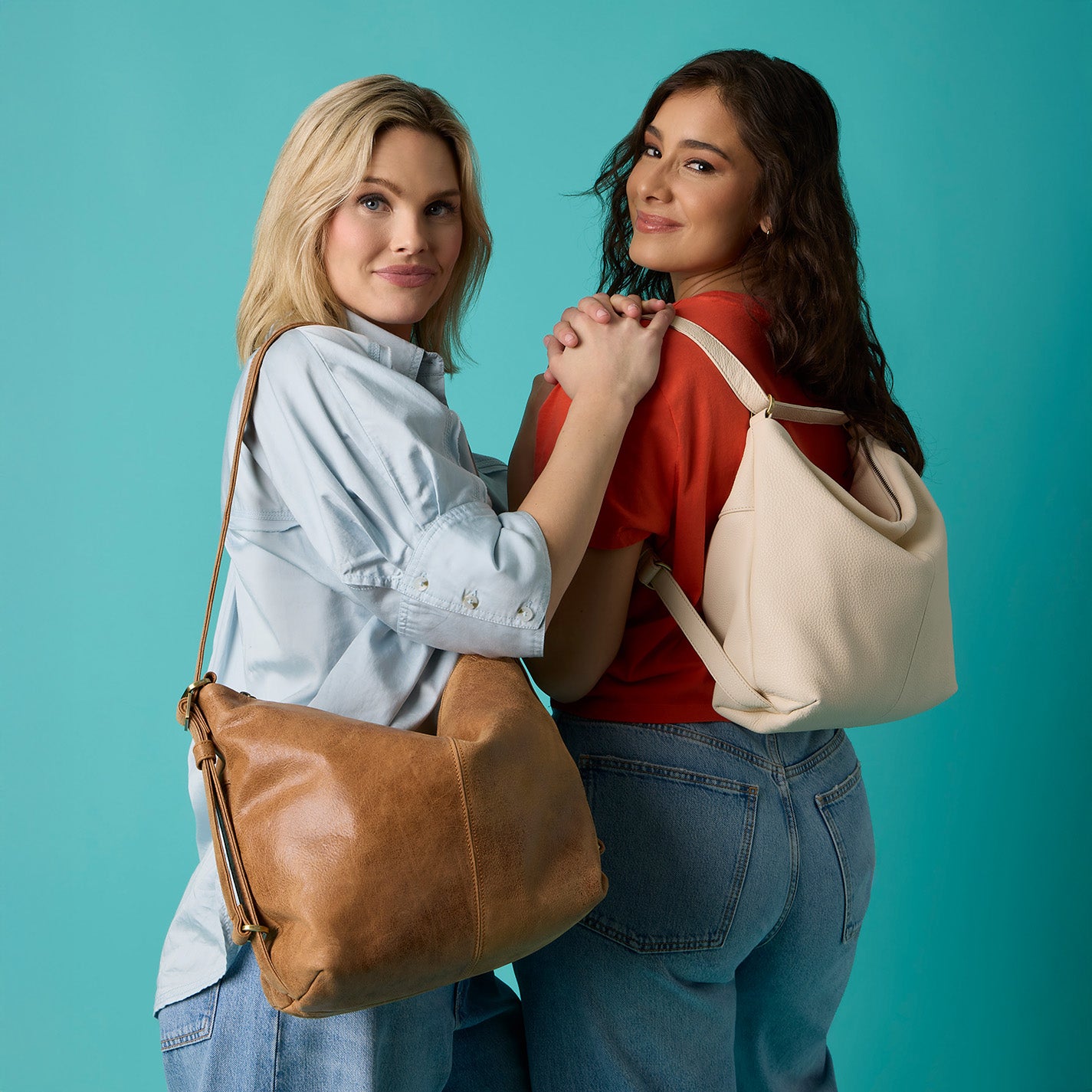 Emily Convertible Backpack In Buffed Leather – Whiskey - HOBO