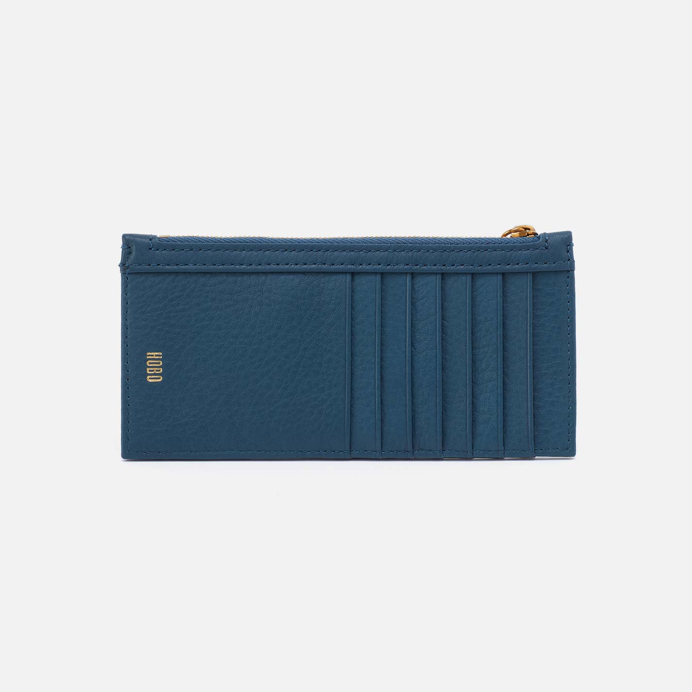 Carte Card Case in Pebbled Leather – Peacock Feather - HOBO