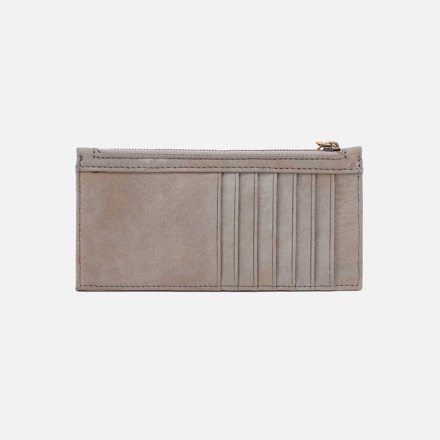 Carte Card Case in Nubuck Leather – Golden Granite - HOBO