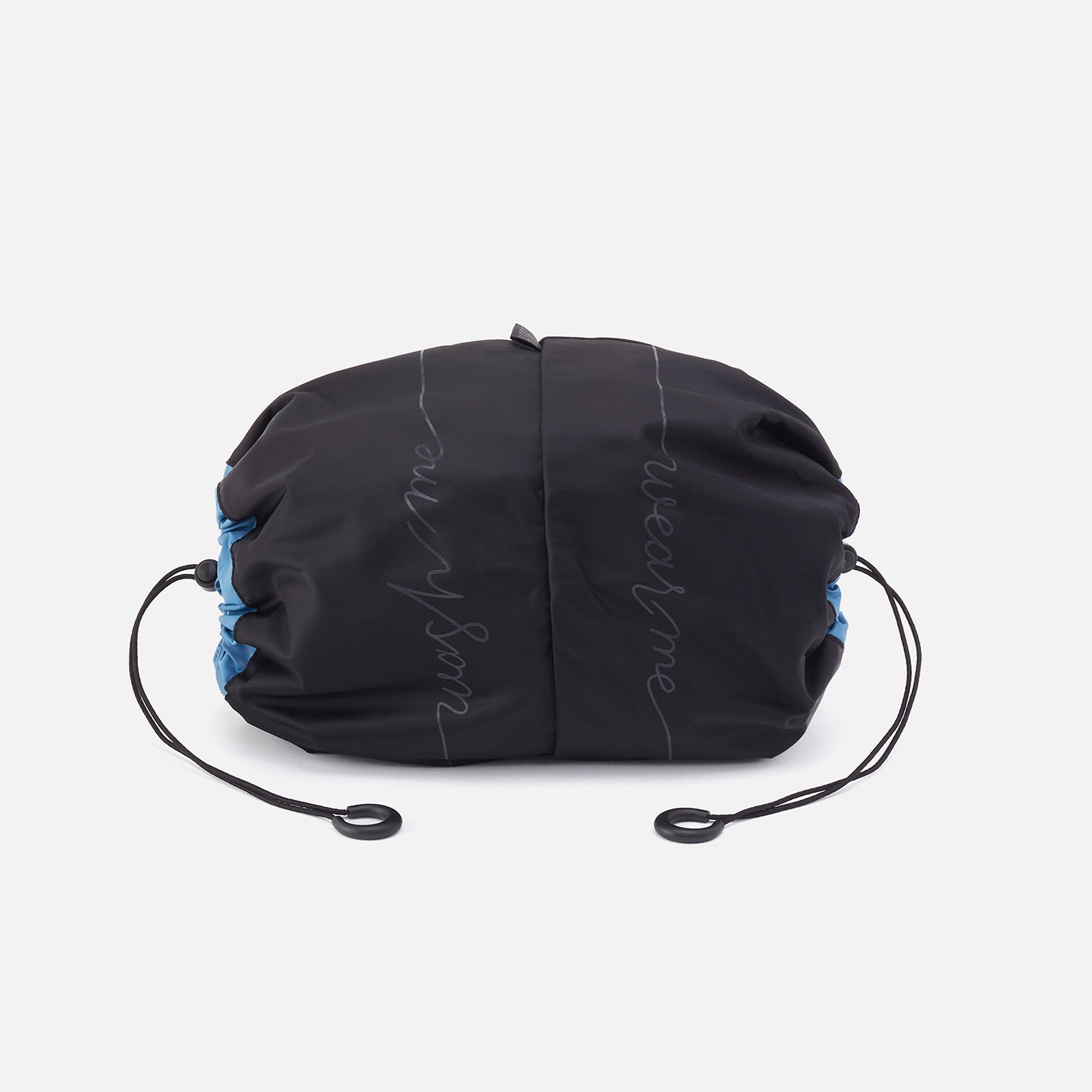 WEAR ME > WASH ME Pack Sack in CaRefiber recycled nylon – Jet - HOBO